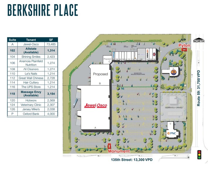 13400 S Route 59, Plainfield, IL à louer - Plan de site – Image 3 sur 3