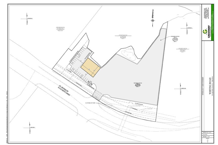 Lot 5 - 17/66 Business park, Marshall, VA à louer - Plan de site – Image 3 sur 5