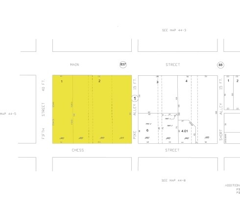 446 W Main St, Monongahela, PA à vendre - Plan cadastral – Image 3 sur 3
