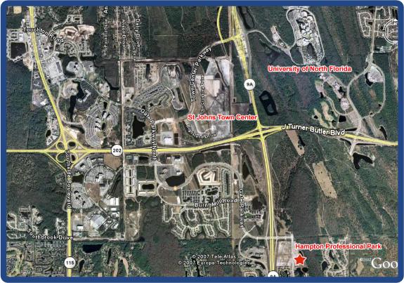 7807 Baymeadows Rd E, Jacksonville, FL à vendre - Aérien – Image 2 sur 8