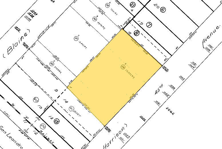 1021-1039 45th Ave, Oakland, CA à louer - Plan cadastral – Image 3 sur 4