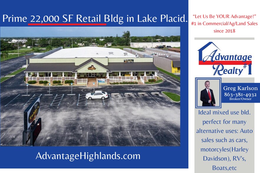 800 Us 27, Lake Placid, FL à vendre - Photo de l’immeuble – Image 1 sur 40