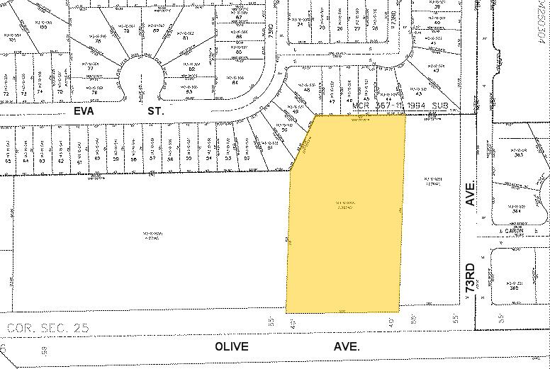 7380 W Olive Ave, Peoria, AZ à louer - Plan cadastral – Image 2 sur 10