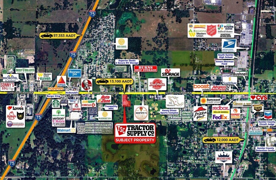 1673 W Highway 48, Bushnell, FL à vendre - Photo de l’immeuble – Image 2 sur 11