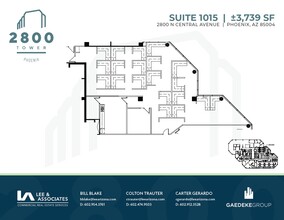 2800 N Central Ave, Phoenix, AZ à louer Plan d’étage– Image 1 sur 2