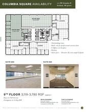 111 SW Columbia St, Portland, OR à louer Plan d’étage– Image 1 sur 5