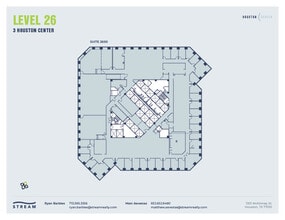 1301 McKinney St, Houston, TX à louer Plan d’étage– Image 1 sur 1