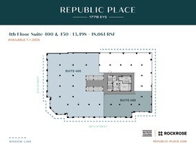 1776 I St NW, Washington, DC à louer Plan d’étage– Image 1 sur 1