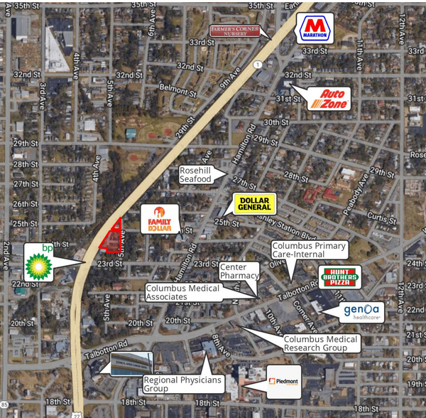 5th Ave, Columbus, GA à vendre - Photo de l’immeuble – Image 3 sur 4