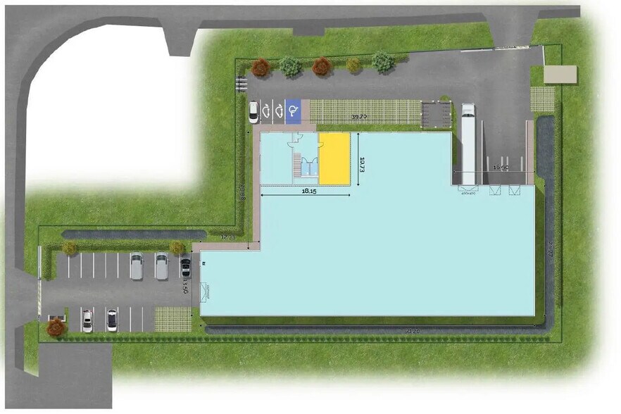 Local d’activités dans Trappes à louer - Plan d’étage – Image 2 sur 3