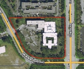 5801 N Congress Ave, Boca Raton, FL - VUE AÉRIENNE  vue de carte