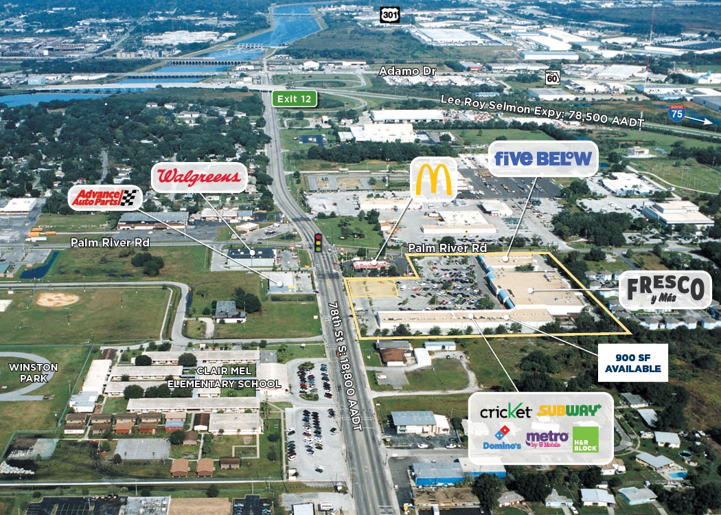 7819 Palm River Rd, Tampa, FL à louer Photo de l’immeuble– Image 1 sur 1