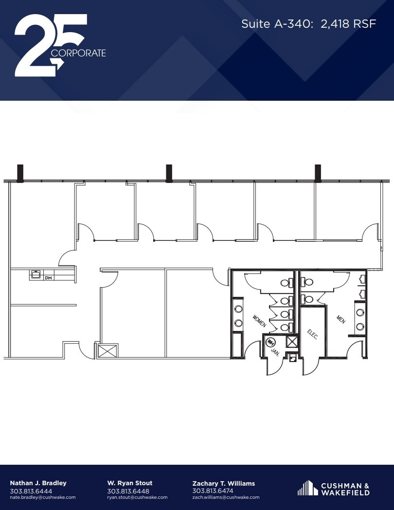 7200 S Alton Way, Centennial, CO à louer Plan d’étage– Image 1 sur 1