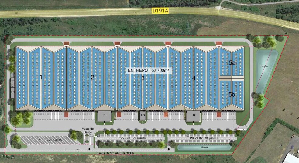 Industriel/Logistique dans Gondreville à louer - Photo de l’immeuble – Image 3 sur 5