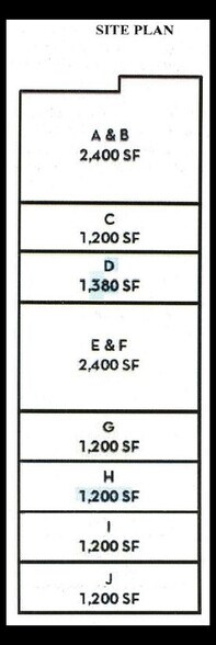 5350 W Evans Ave, Denver, CO à louer - Plan de site – Image 2 sur 5