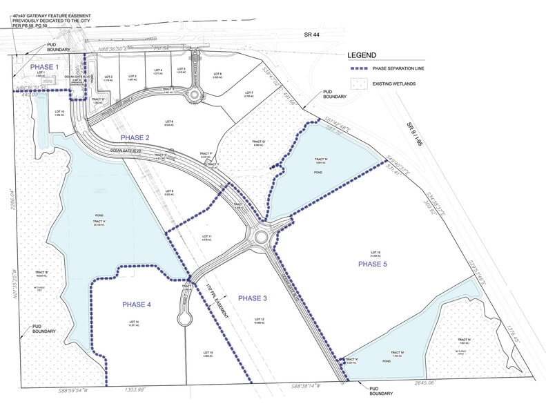 2988 SR - 44, New Smyrna Beach, FL à louer - Plan de site – Image 3 sur 3