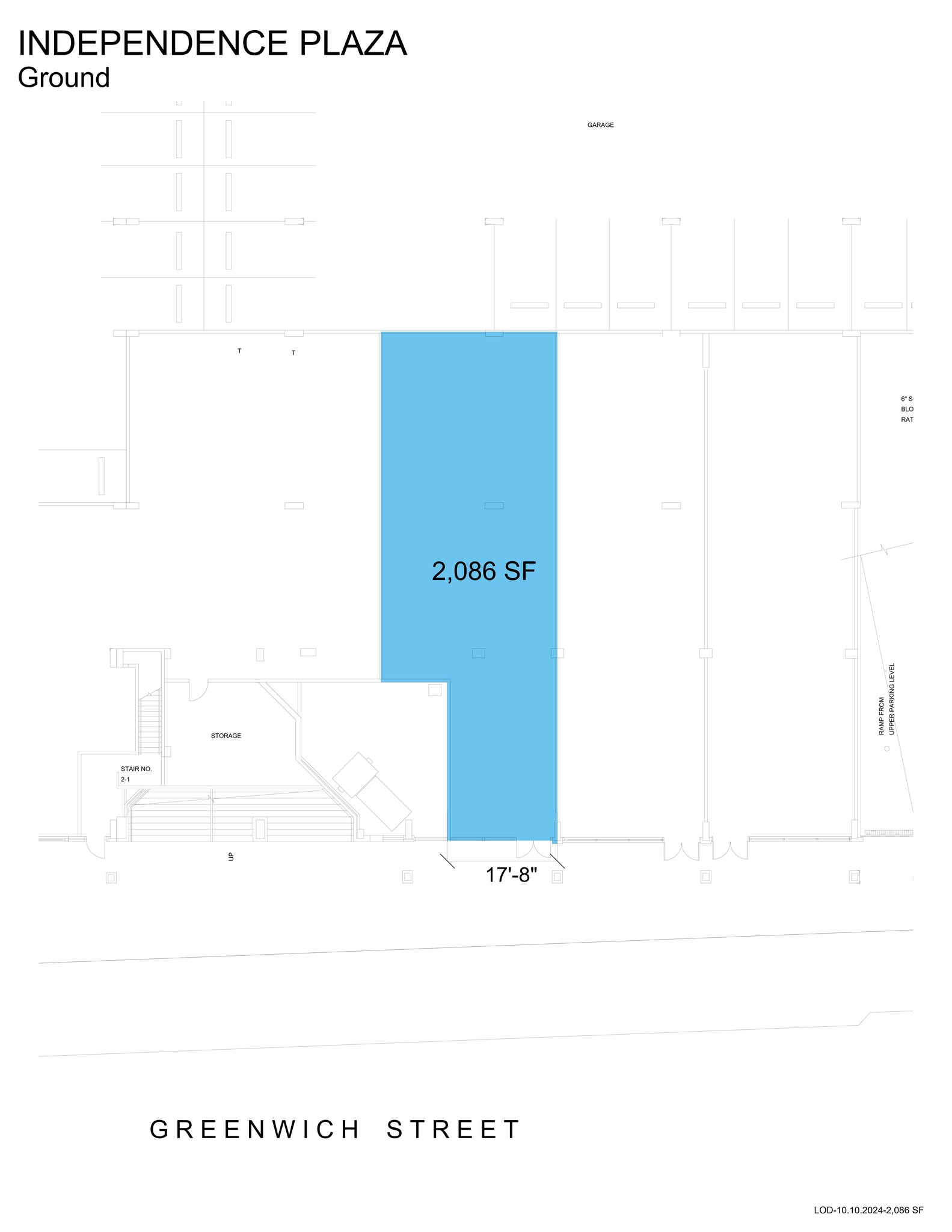 40 Harrison St, New York, NY à louer Plan de site– Image 1 sur 2