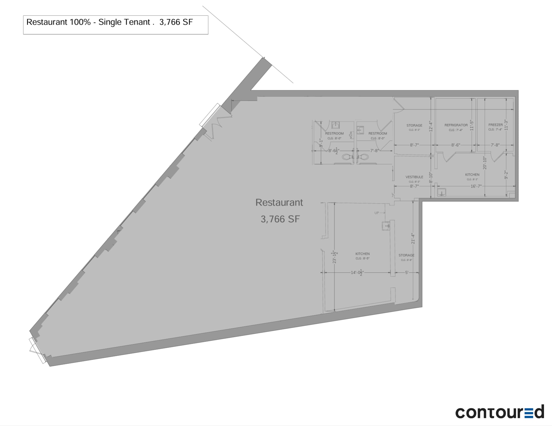 3129 W Sunset Blvd, Los Angeles, CA à louer Plan d’étage– Image 1 sur 3