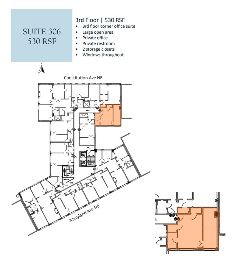 100-110 Maryland Ave NE, Washington, DC à louer Plan d’étage– Image 1 sur 1