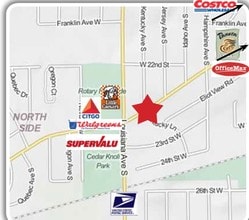 2326-2339 Louisiana Ave, Saint Louis Park, MN - VUE AÉRIENNE vue de carte