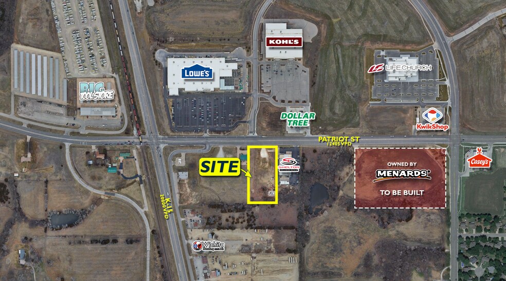63rd St S & Hwy K-15, Derby, KS à vendre - Photo de l’immeuble – Image 1 sur 5