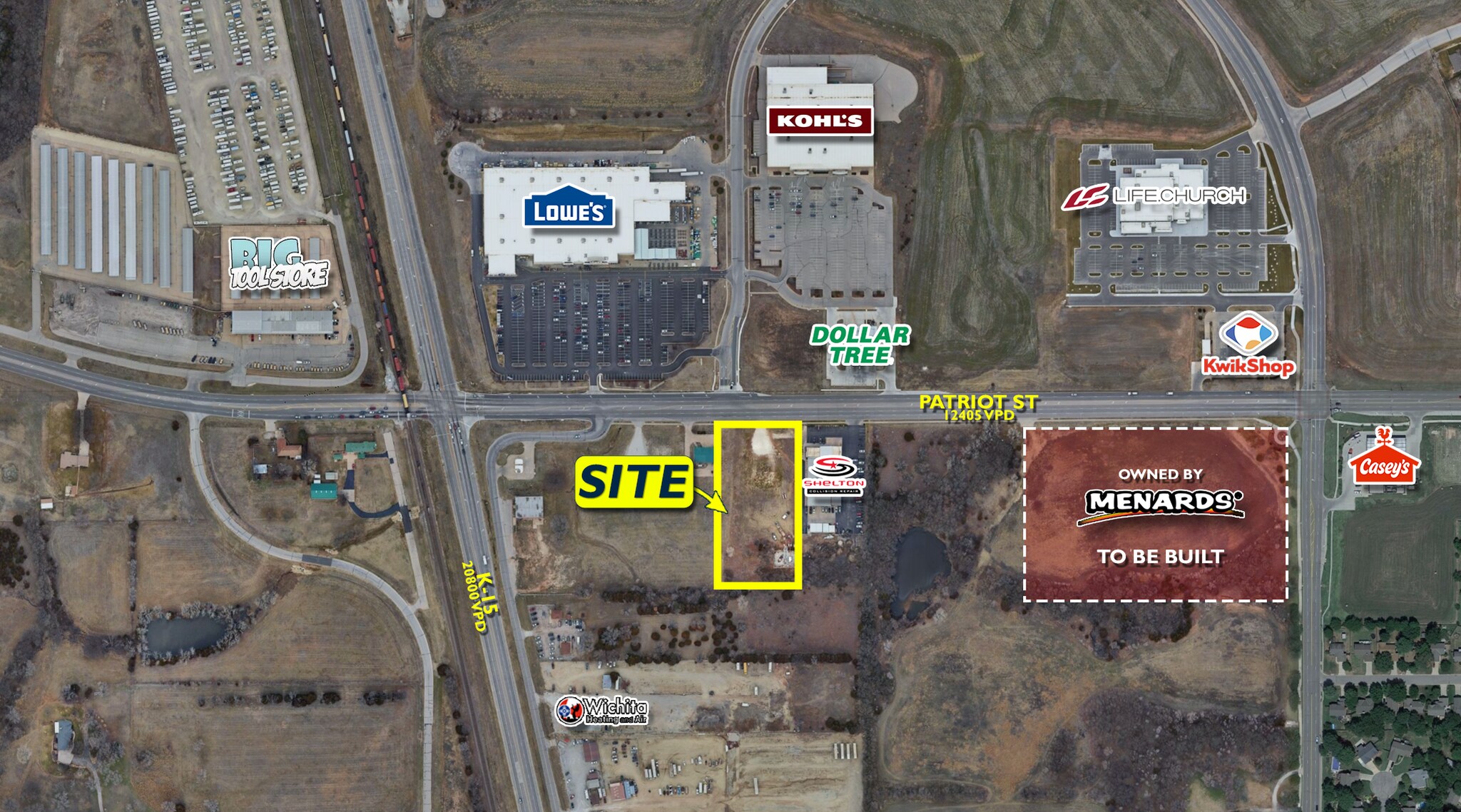 63rd St S & Hwy K-15, Derby, KS à vendre Photo de l’immeuble– Image 1 sur 6