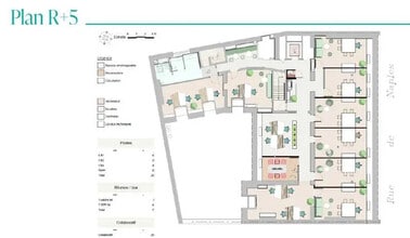 36 Rue De Naples, Paris à louer Plan d’étage– Image 2 sur 2