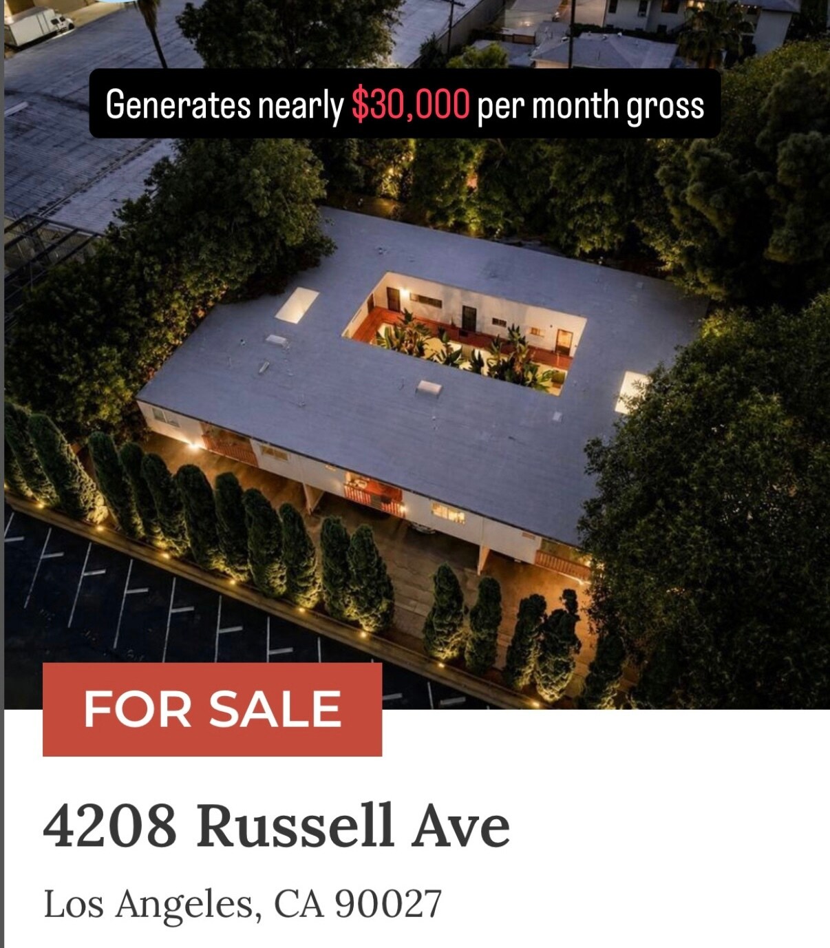 4208 Russell Ave, Los Angeles, CA à vendre Photo de l’immeuble– Image 1 sur 42