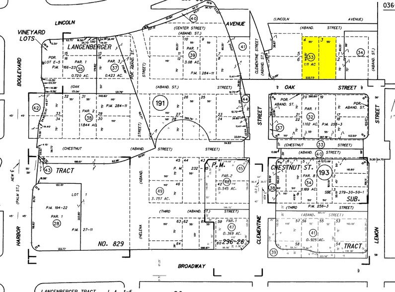 110-280 W Lincoln Ave, Anaheim, CA à louer - Plan cadastral – Image 2 sur 2