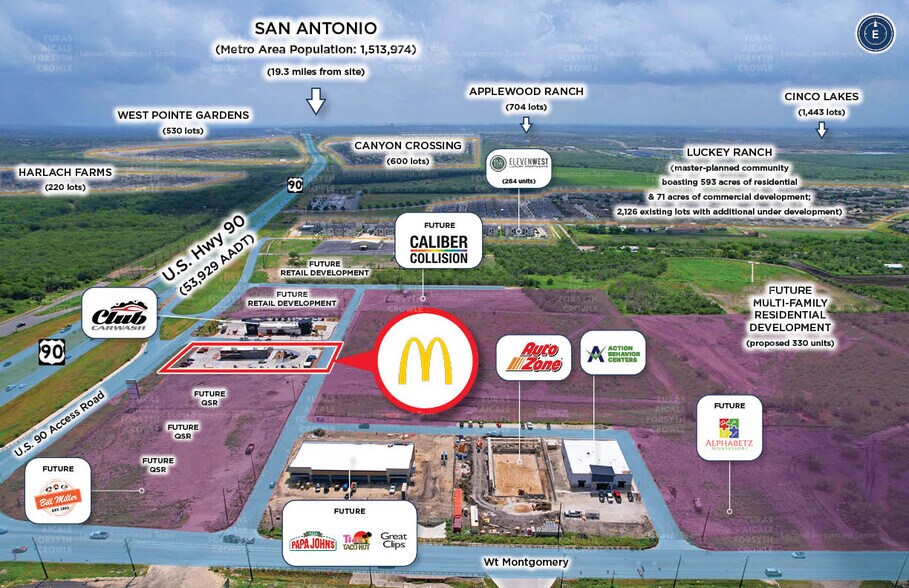 12328 W US Highway 90, San Antonio, TX à vendre - Aérien – Image 3 sur 7