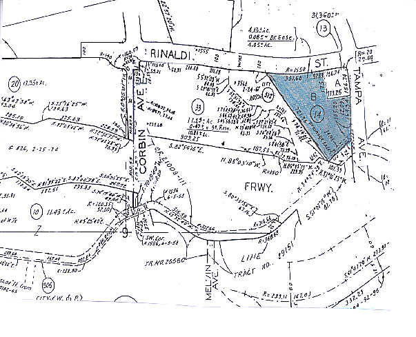 19450 Rinaldi St, Northridge, CA à louer - Plan cadastral – Image 2 sur 2