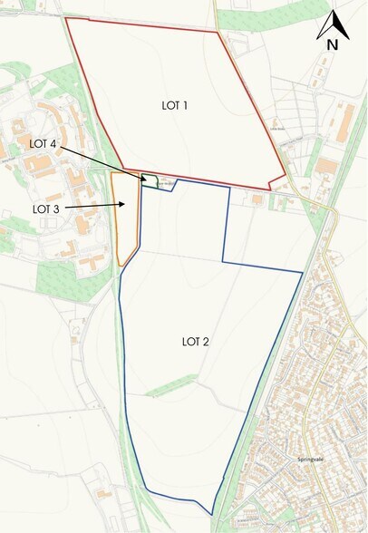1 Worthy Down, Kings Worthy à vendre - Plan cadastral – Image 2 sur 2