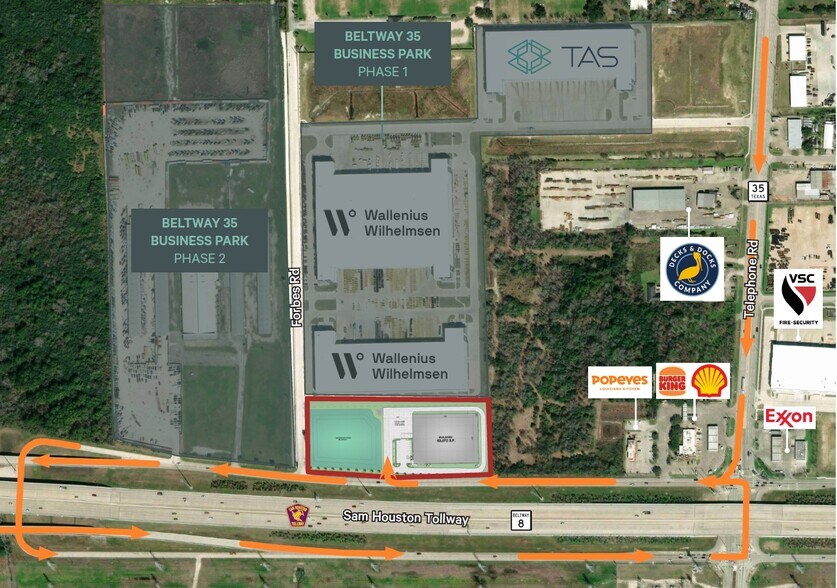 00 S Sam Houston Pky E, Houston, TX à vendre - Aérien – Image 3 sur 4