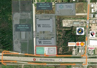 00 S Sam Houston Pky E, Houston, TX - Vue aérienne  vue de carte