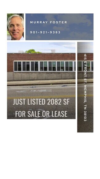 Plus de détails pour 415 S Front St, Memphis, TN - Bureau à vendre