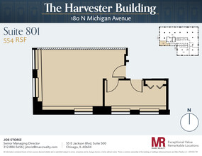 180 N Michigan Ave, Chicago, IL à louer Plan d’étage– Image 1 sur 3