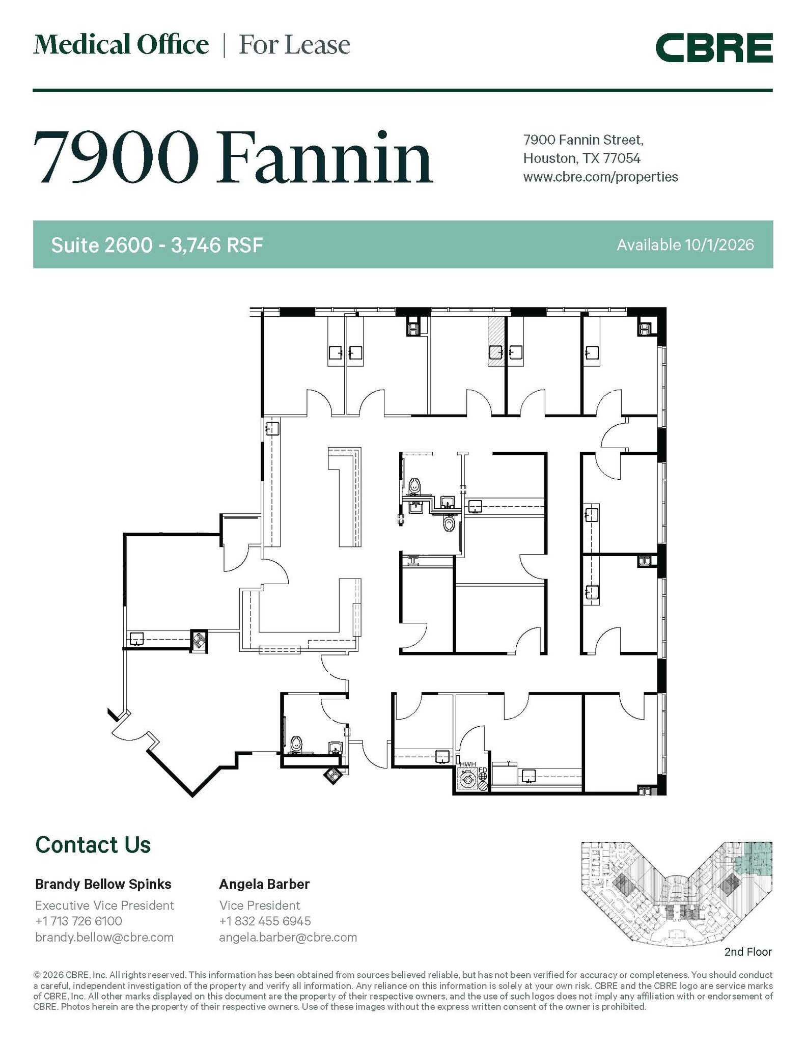 7900 Fannin St, Houston, TX à louer Photo intérieure– Image 1 sur 1