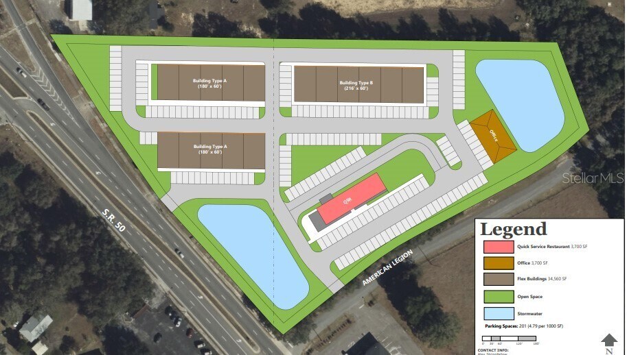 000 American Legion Rd, Mascotte, FL à louer - Plan de site – Image 3 sur 3