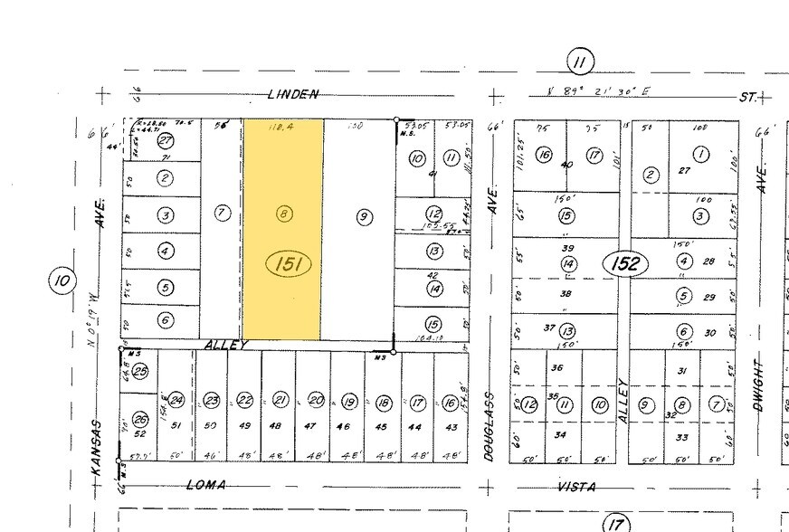 2052 W Linden St, Riverside, CA à vendre - Plan cadastral – Image 2 sur 10
