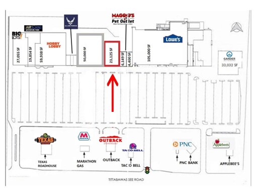 2268-2580 Tittabawassee Rd, Saginaw, MI à louer - Plan de site – Image 3 sur 3