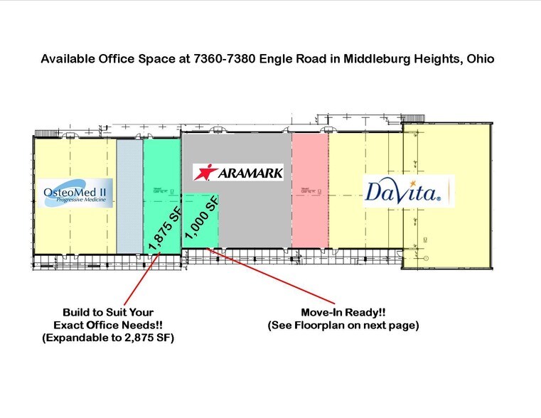 7360-7380 Engle Rd, Middleburg Hts, OH à louer - Plan de site – Image 2 sur 5