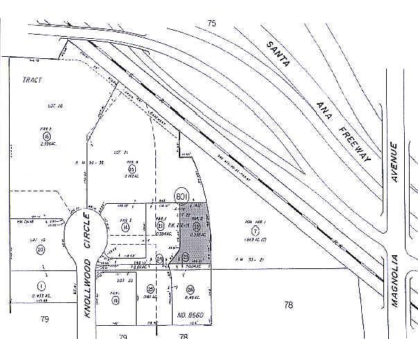 1342 N Knollwood Cir, Anaheim, CA à vendre - Plan cadastral – Image 2 sur 3