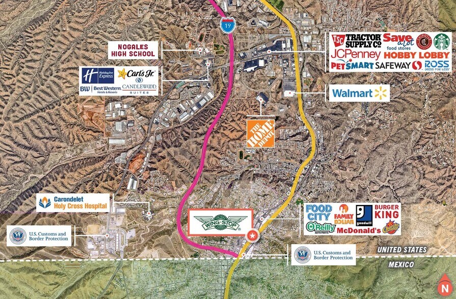 208 N Grand Ave, Nogales, AZ à vendre - Photo de l’immeuble – Image 2 sur 5