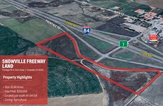 Plus de détails pour Frontage Rd, Snowville, UT - Terrain à vendre