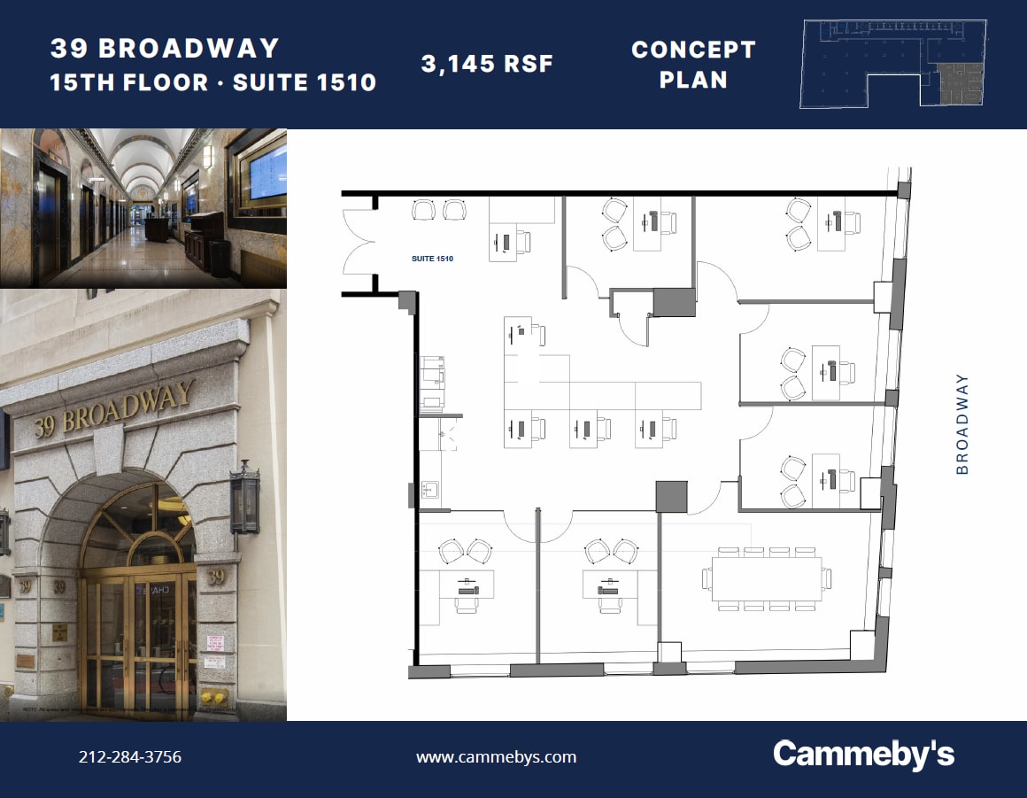 39 Broadway, New York, NY à louer Plan d’étage– Image 1 sur 1