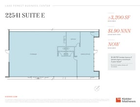 22541 Aspan St, Lake Forest, CA à louer Plan d’étage– Image 1 sur 1