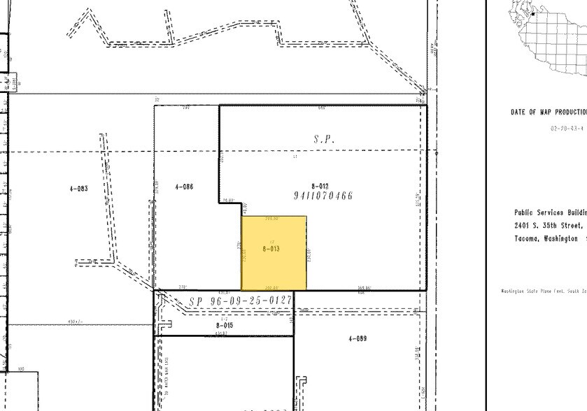 1628 S Mildred St, Tacoma, WA à louer - Plan cadastral – Image 2 sur 6