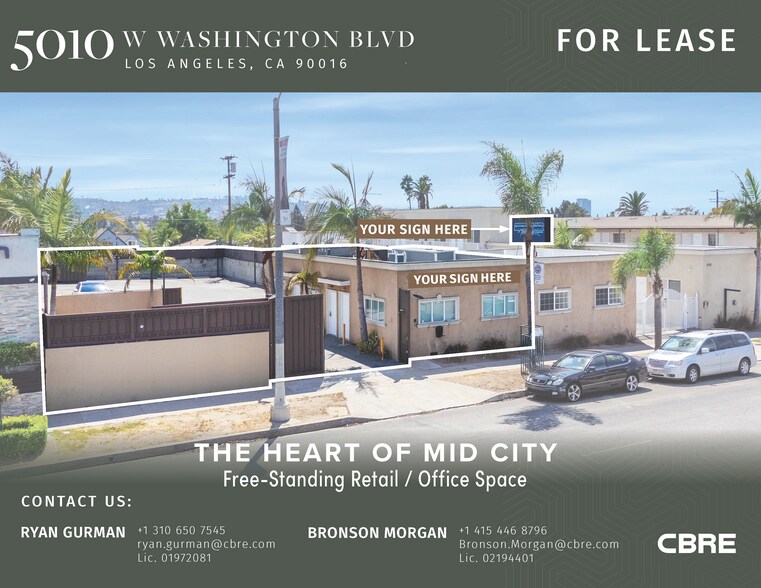 5010 W Washington Blvd, Los Angeles, CA à louer - Photo de l’immeuble – Image 1 sur 12