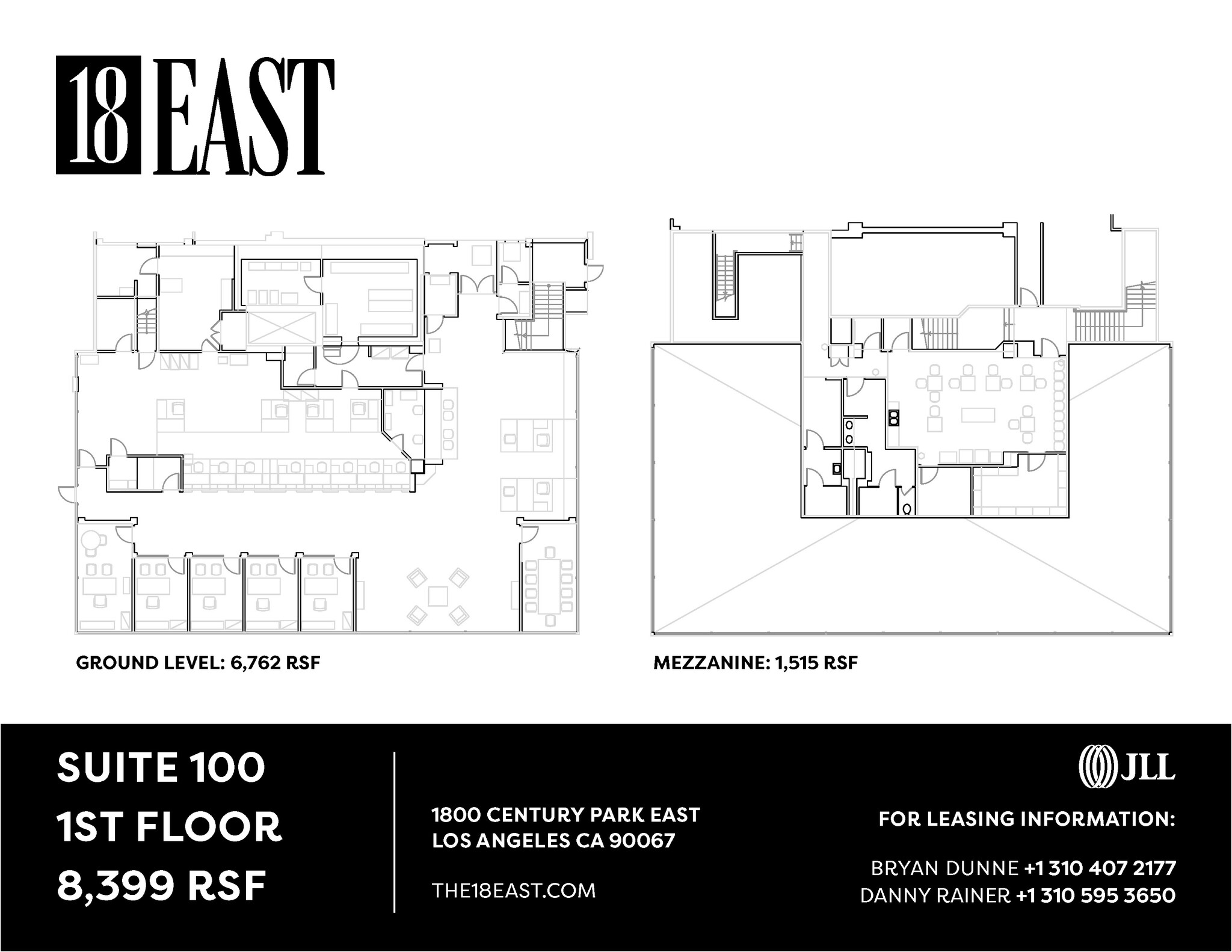 1800 Century Park E, Los Angeles, CA à louer Plan d’étage– Image 1 sur 1