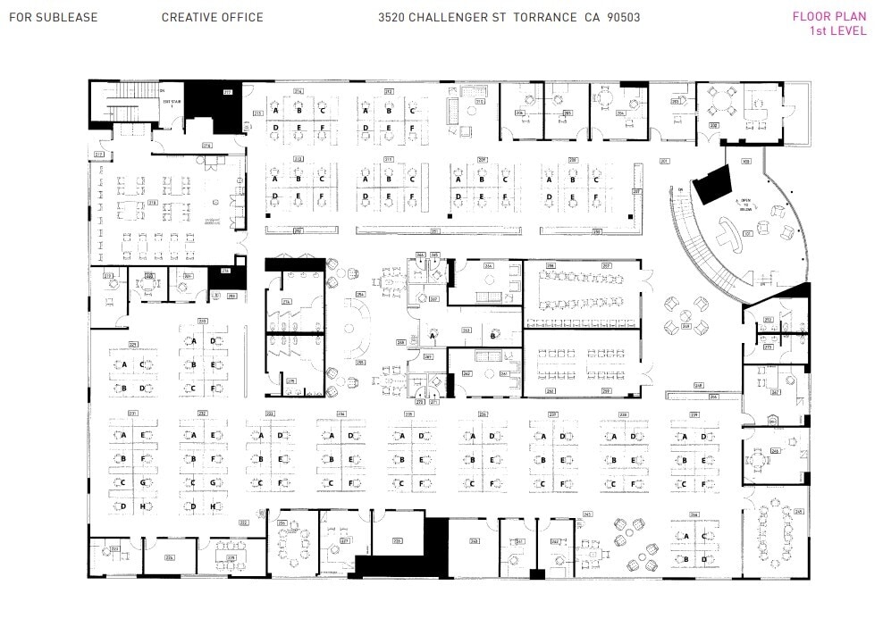 3520 Challenger St, Torrance, CA à louer Plan d’étage– Image 1 sur 2